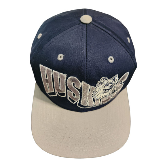 Vintage Wave UConn Huskies Snapback The‎ G Cap Hat - Picture 2 of 7